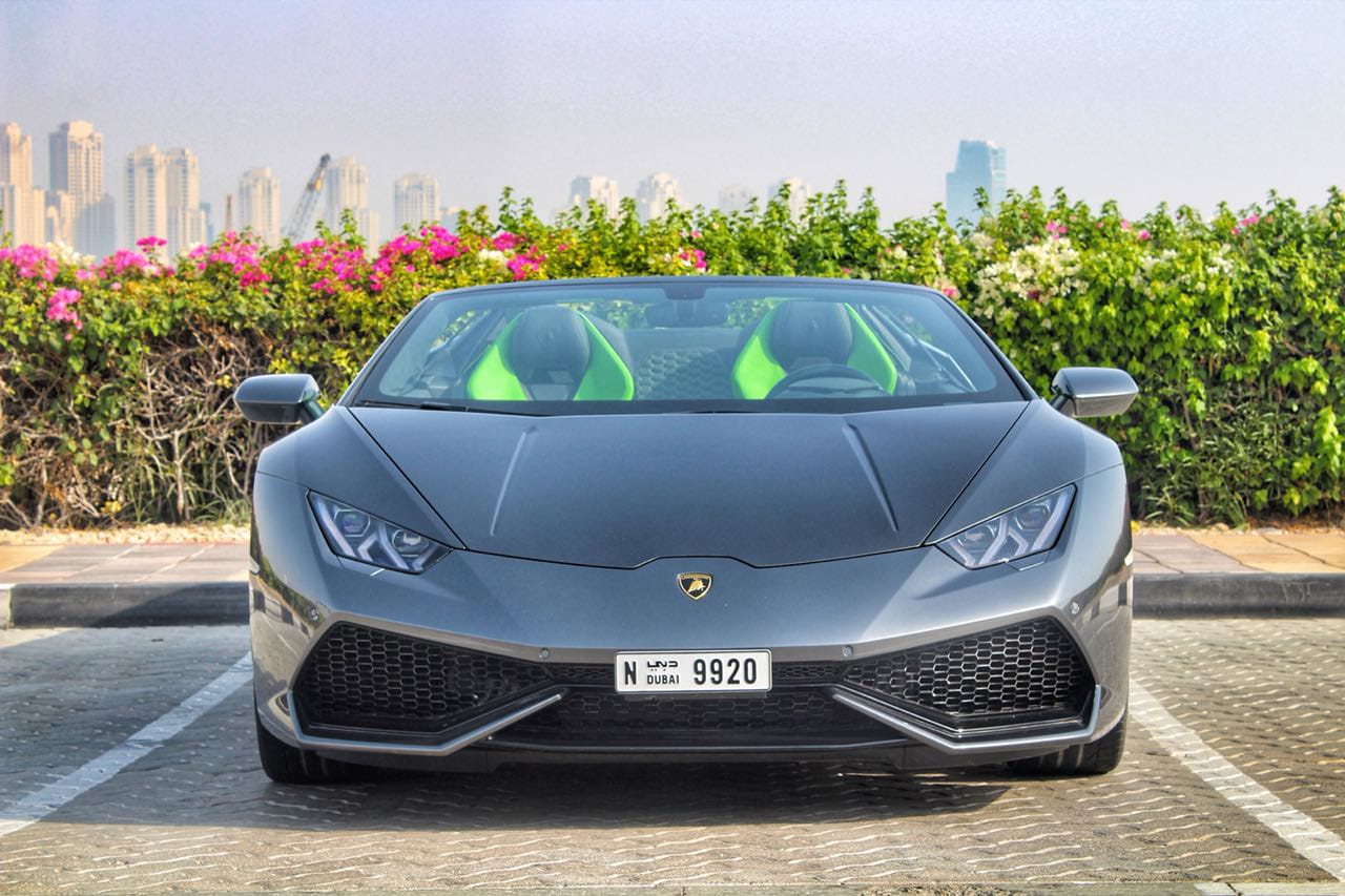 Lamborghini Huracán Spyder Rent Dubai